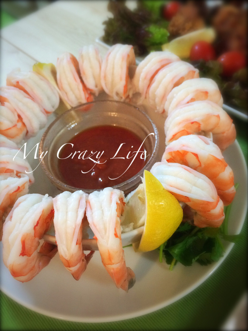 クリスピーパンコシュリンプのカクテルソース添え レシピ