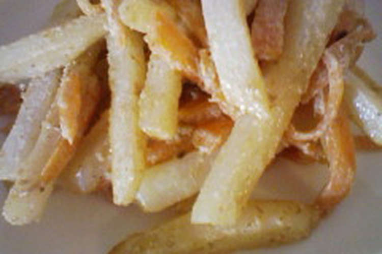 じゃがいも 人参でマヨぽん酢きんぴら レシピ 作り方 By なほきち クックパッド 簡単おいしいみんなのレシピが372万品