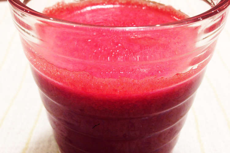 ビーツとりんごの紫ジュース レシピ 作り方 By Me5 クックパッド