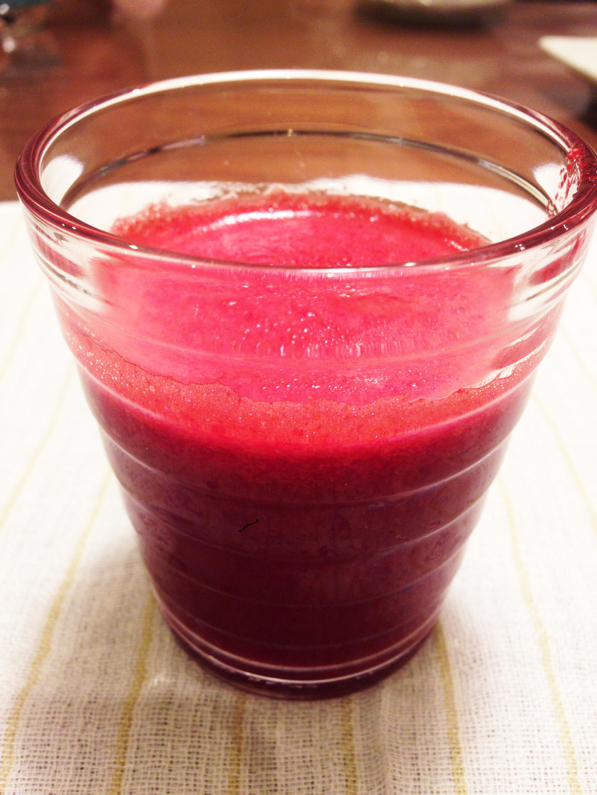 ビーツとリンゴのスローのレシピ