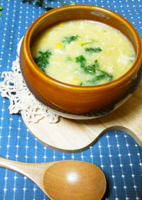 ☺中華風のコーンスープ♡
