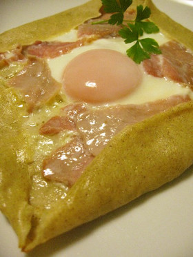 そば粉のガレット
