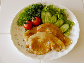【小麦粉ふりふり】豚しょうが焼き