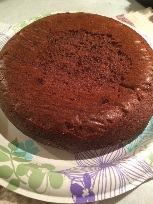 チョコレートケーキ　炊飯器バージョンの画像