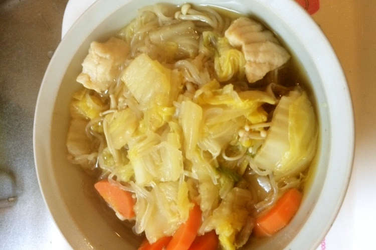 簡単 白菜とカジキの西京漬けの煮物 レシピ 作り方 By ちょぢゃ クックパッド 簡単おいしいみんなのレシピが361万品