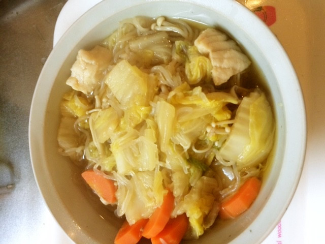 簡単！白菜とカジキの西京漬けの煮物の画像
