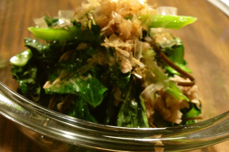 ちぢみ菜と昆布の温炒めサラダ レシピ 作り方 By ここさちクック クックパッド