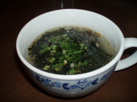 早すぎ!わかめスープ