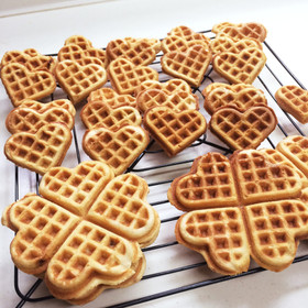 ♡HMハートワッフル♡黒糖風味!