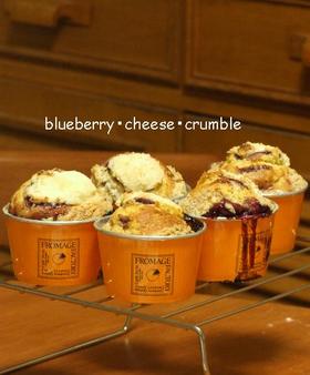 blueberryカップケーキ