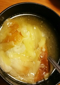 オニオングラタンスープ風スープ
