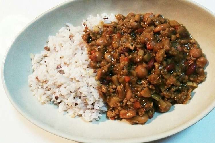 ひき肉とミックスビーンズのキーマカレー レシピ 作り方 By Mamma385 クックパッド 簡単おいしいみんなのレシピが355万品