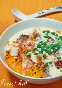 台湾風･簡単!食べる豆乳スープ
