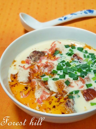 台湾風･簡単!食べる豆乳スープの写真