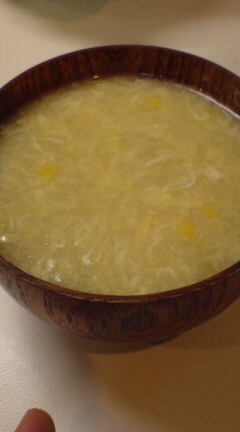 簡単！中華風卵コーンスープ♪の画像