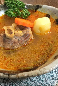 ウズベキスタン♡伝統の骨付き肉のスープ