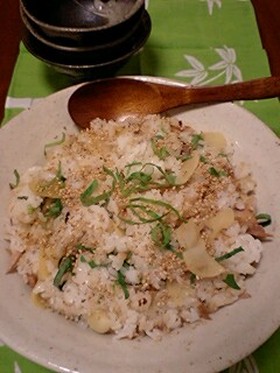 母の味~干物の混ぜご飯