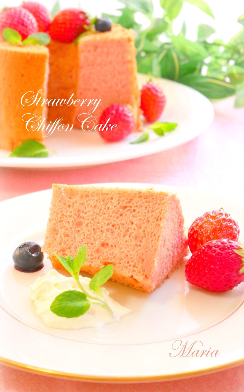 シフォンケーキのレシピ