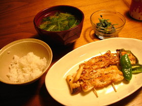 ちくわの肉詰め
