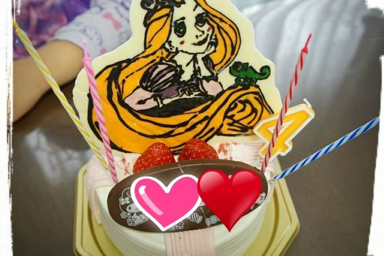 ラプンツェルのキャラチョコ レシピ 作り方 By さやパンサー クックパッド