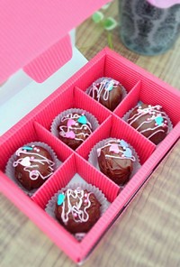 バレンタイン♡バニラケーキチョコボール
