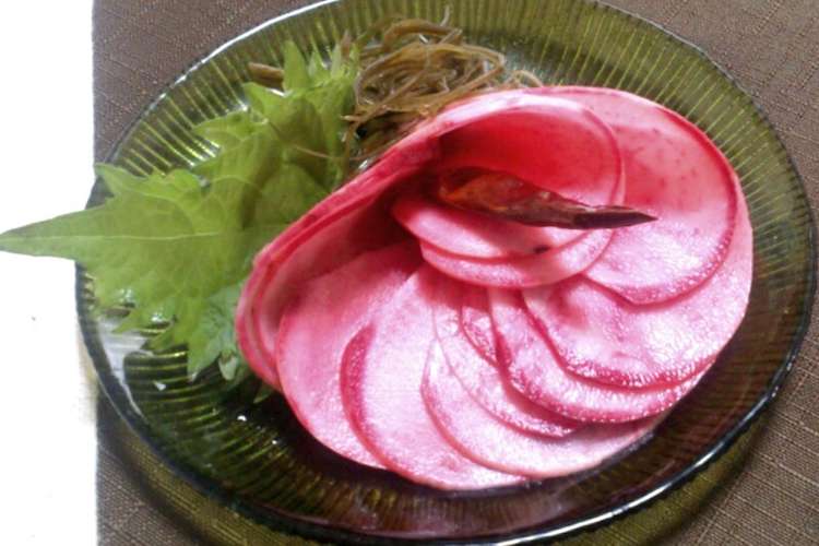 赤かぶの即席千枚漬け レシピ 作り方 By 愛乙女 愛 クックパッド 簡単おいしいみんなのレシピが353万品