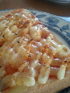 ケチャマヨ☆七味チーズトースト