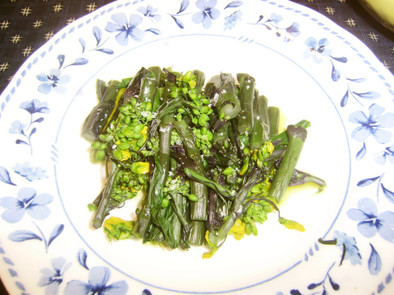 おいしい♫紅菜苔（コウサイタイ）の食べ方の写真