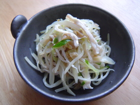 鶏ハムとジャガイモの冷菜