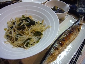 簡単!わかめともやしの柚子胡椒和え