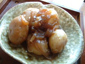 季節ですね♪新じゃがの新たま煮