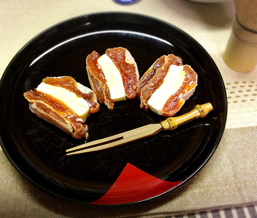 市田柿のクリームチーズミルフィーユの画像