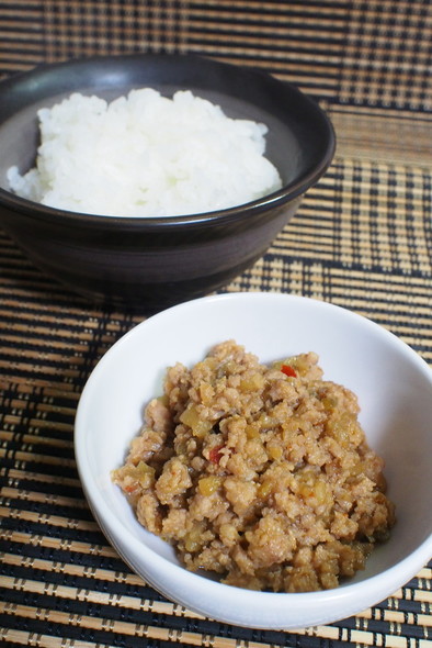 ご飯のお供③「肉みそ」の写真