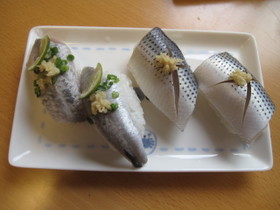 鰯の握り寿司!(手間はかかるけど)