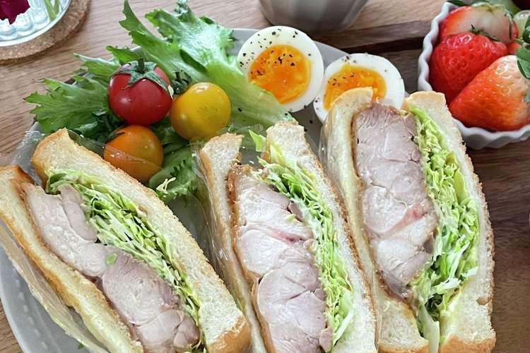 コメダ風 照り焼きチキンサンド レシピ 作り方 By もりはん クックパッド