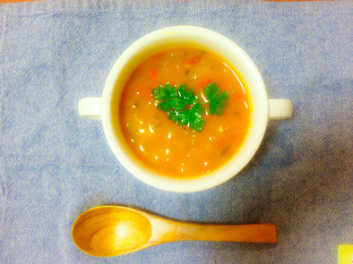 簡単☆絶品沁み〜る♩かぼちゃ野菜スープの写真