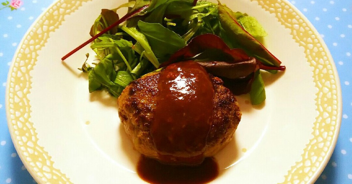 低糖質レシピ☆牛肉100のハンバーグ by 料理研究家鈴木沙織 【クックパッド】 簡単おいしいみんなのレシピが350万品
