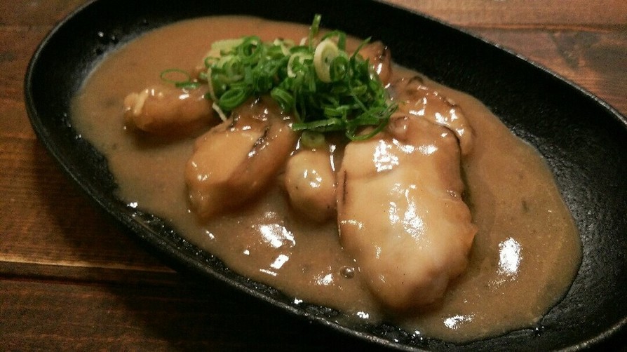 大阪の味裏メニュー！牡蠣のどて焼きの画像