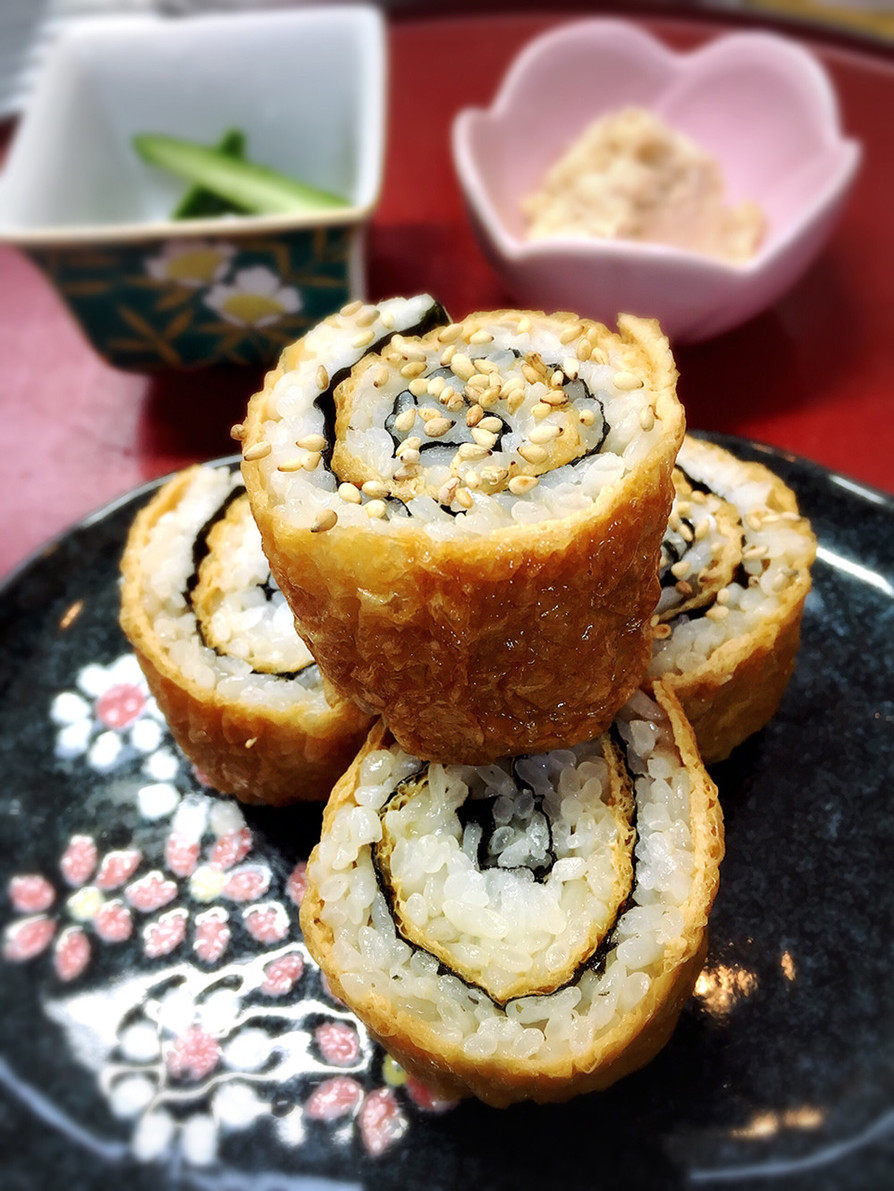 クルクルいなり♡お弁当♡おもてなしにも♪の画像