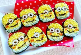 ミニオンズ恵方巻♪ちくわツナマヨ☆節分♪