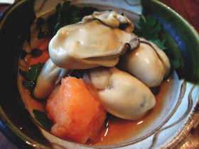 簡単ふっくら塩茹で牡蠣ポン