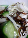 白菜きゅうりのゴマ油和えの画像