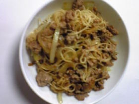肉みそーめん