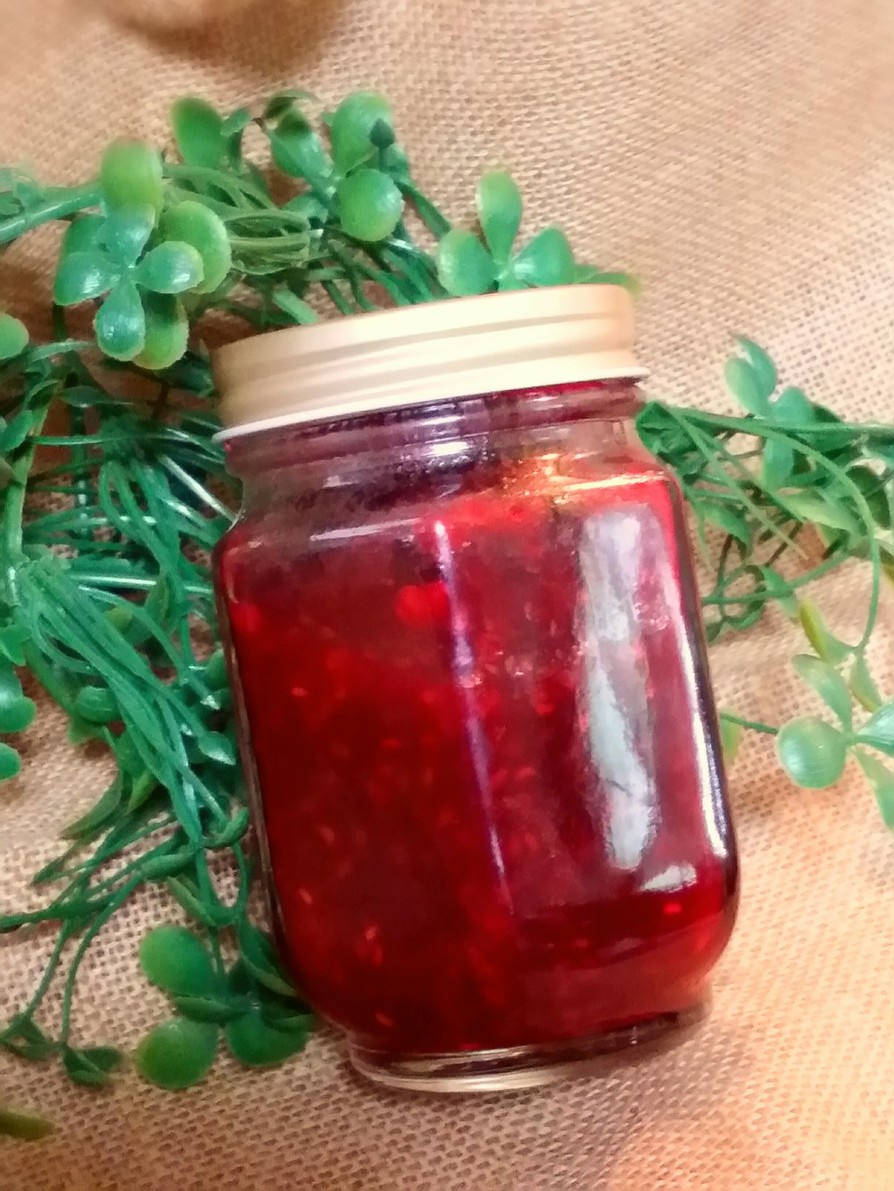 ラズベリージャムバーのレシピ