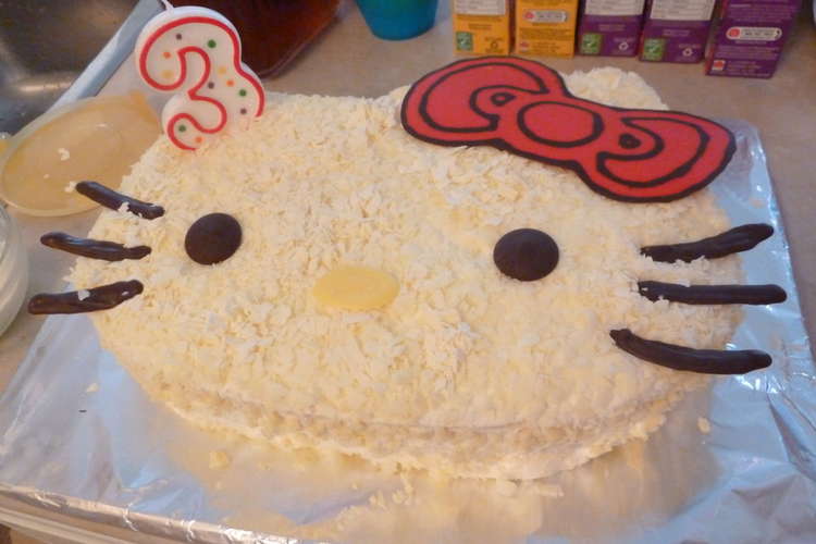 キャラクターケーキ キティちゃん レシピ 作り方 By カツドン家族 クックパッド 簡単おいしいみんなのレシピが349万品