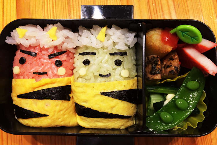 節分に 簡単鬼の子 キャラ弁 レシピ 作り方 By Mhr2mama クックパッド