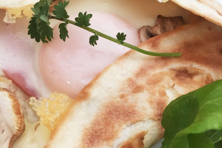 簡単朝食 トルティーヤでハムチガレット風 レシピ 作り方 By Anglique クックパッド
