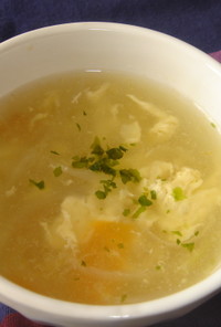 玉ねぎと卵のスープ