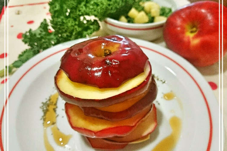 朝ごはん りんごのタワーパンケーキ レシピ 作り方 By Sweeterm クックパッド 簡単おいしいみんなのレシピが355万品