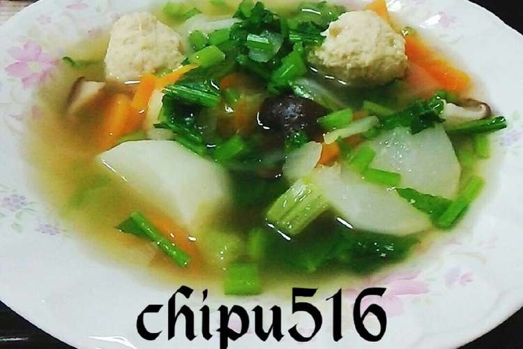簡単子供が喜ぶかぶとミートボールのスープ レシピ 作り方 By Chipu516 クックパッド